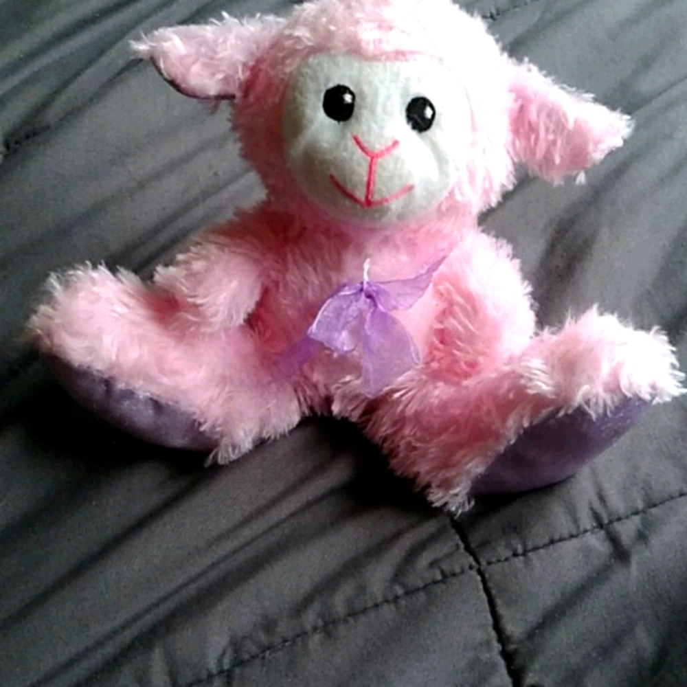 A sheep plush